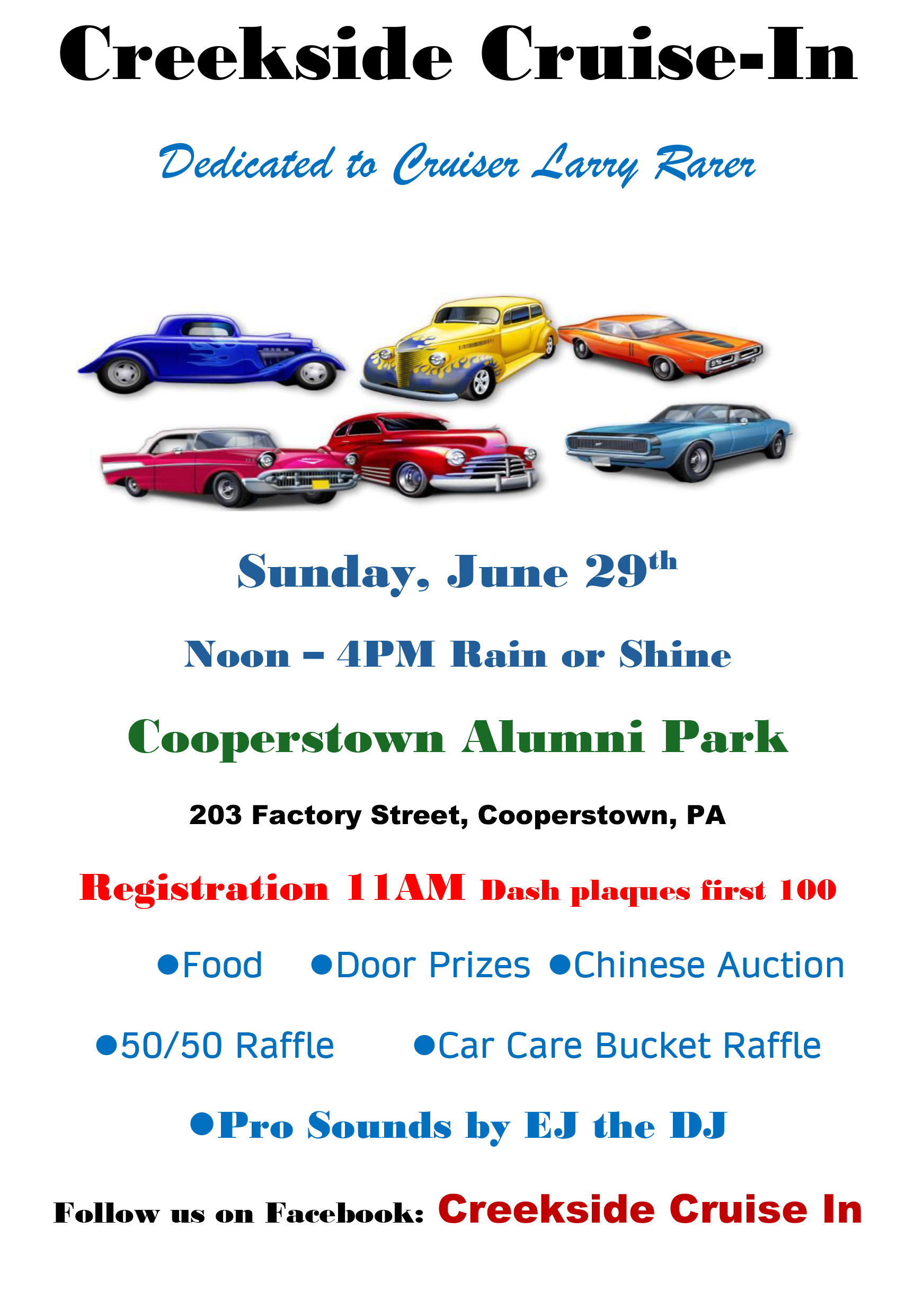 Cooperstown Community Car Cruise 2025